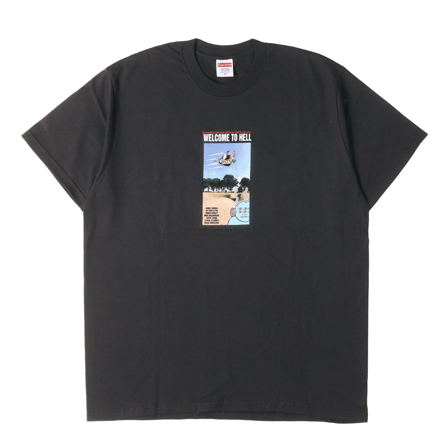 24SS ×Toy Machine スケーターフォト Tシャツ(Welcome To Hell Tee)