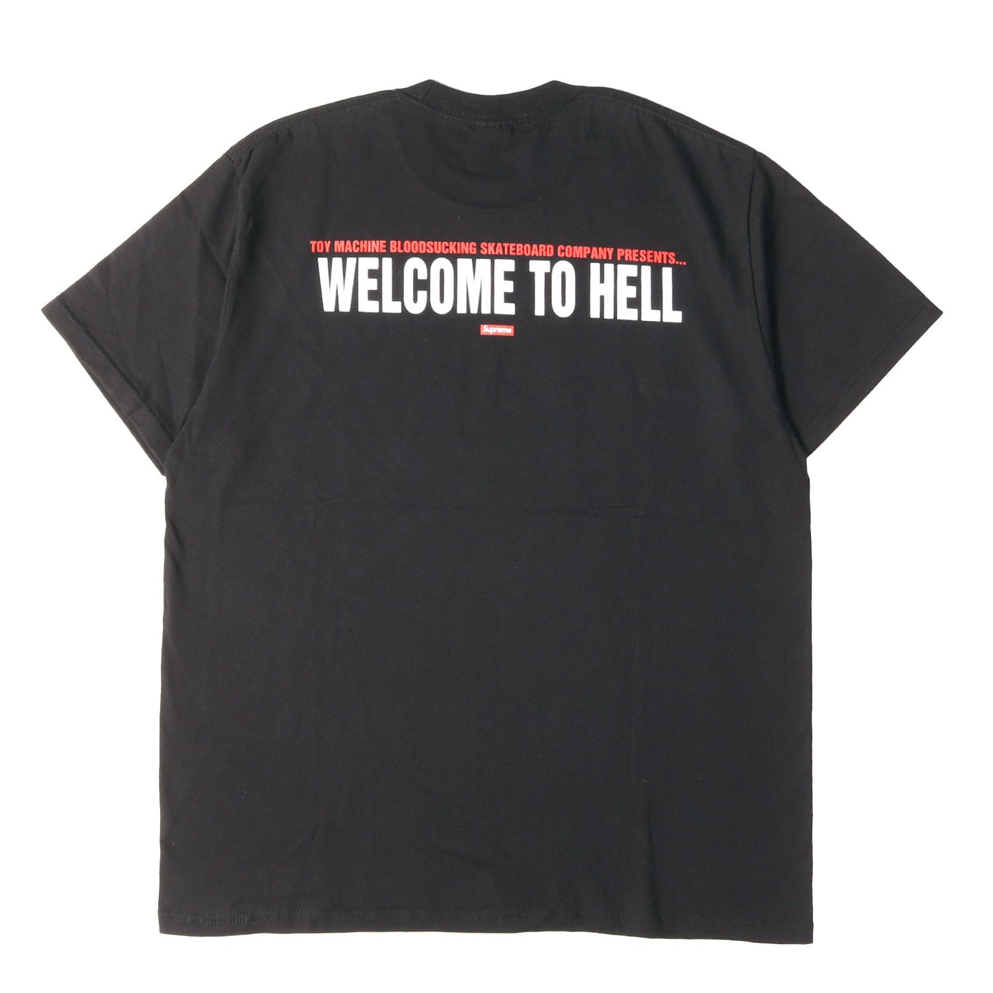 24SS ×Toy Machine スケーターフォト Tシャツ(Welcome To Hell Tee)