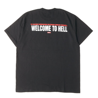 24SS ×Toy Machine スケーターフォト Tシャツ(Welcome To Hell Tee)
