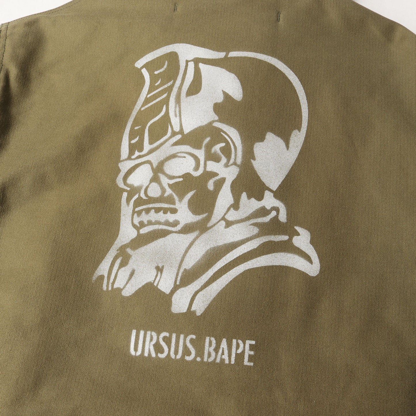 URSUS BAPE ステンシルプリント N-1 デッキジャケット