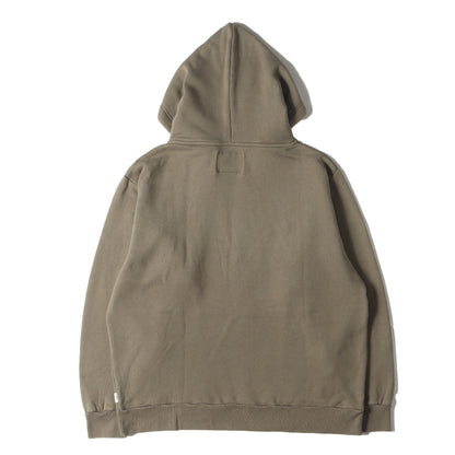 21SS サイズロゴ スウェットパーカー(ACADEMY HOODED)