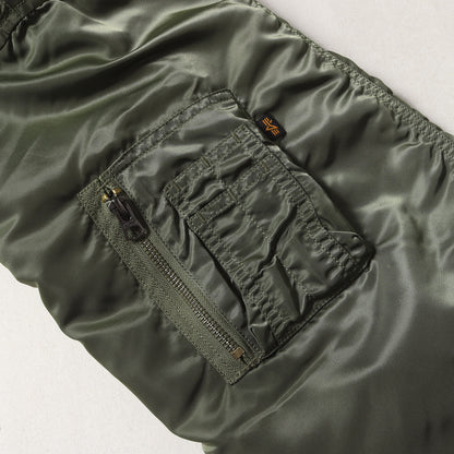 21AW ×ALPHA 桜ロゴ 裏地カモ MA-1 フライトジャケット(MA-1 Jacket)