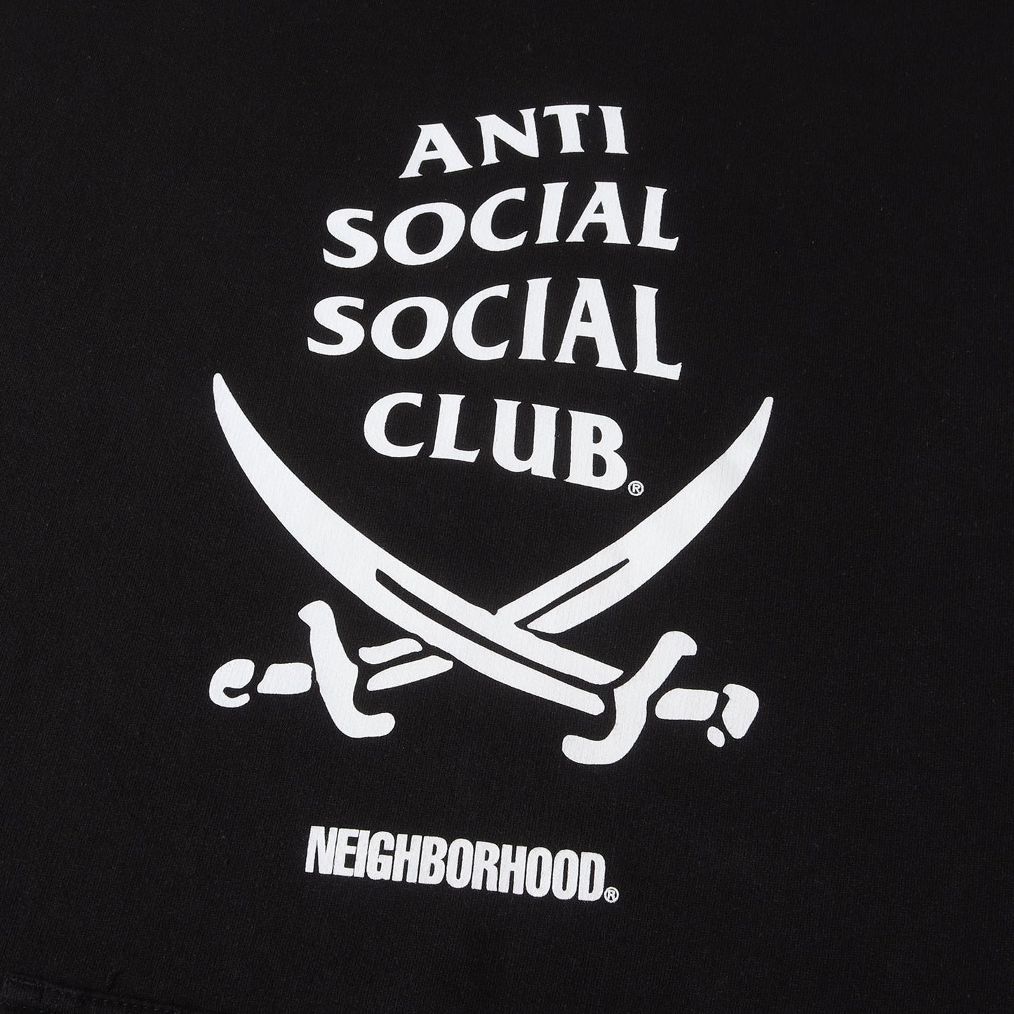 ×Anti Social Social Club ブランドロゴ スウェットパーカー