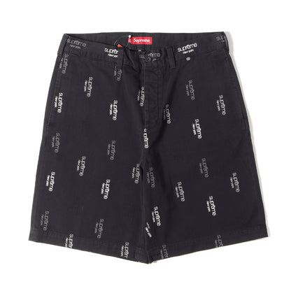 23SS クラシックロゴ柄 ツイル チノショーツ(Classic Logo Chino Short)