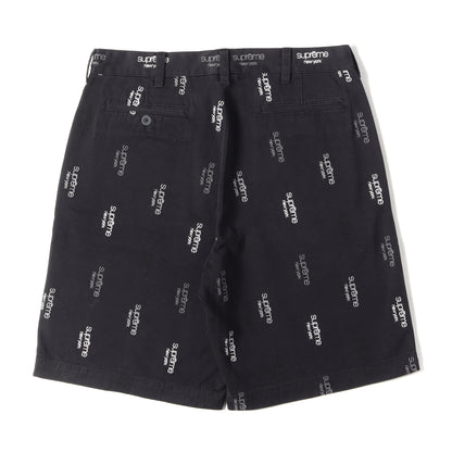 23SS クラシックロゴ柄 ツイル チノショーツ(Classic Logo Chino Short)