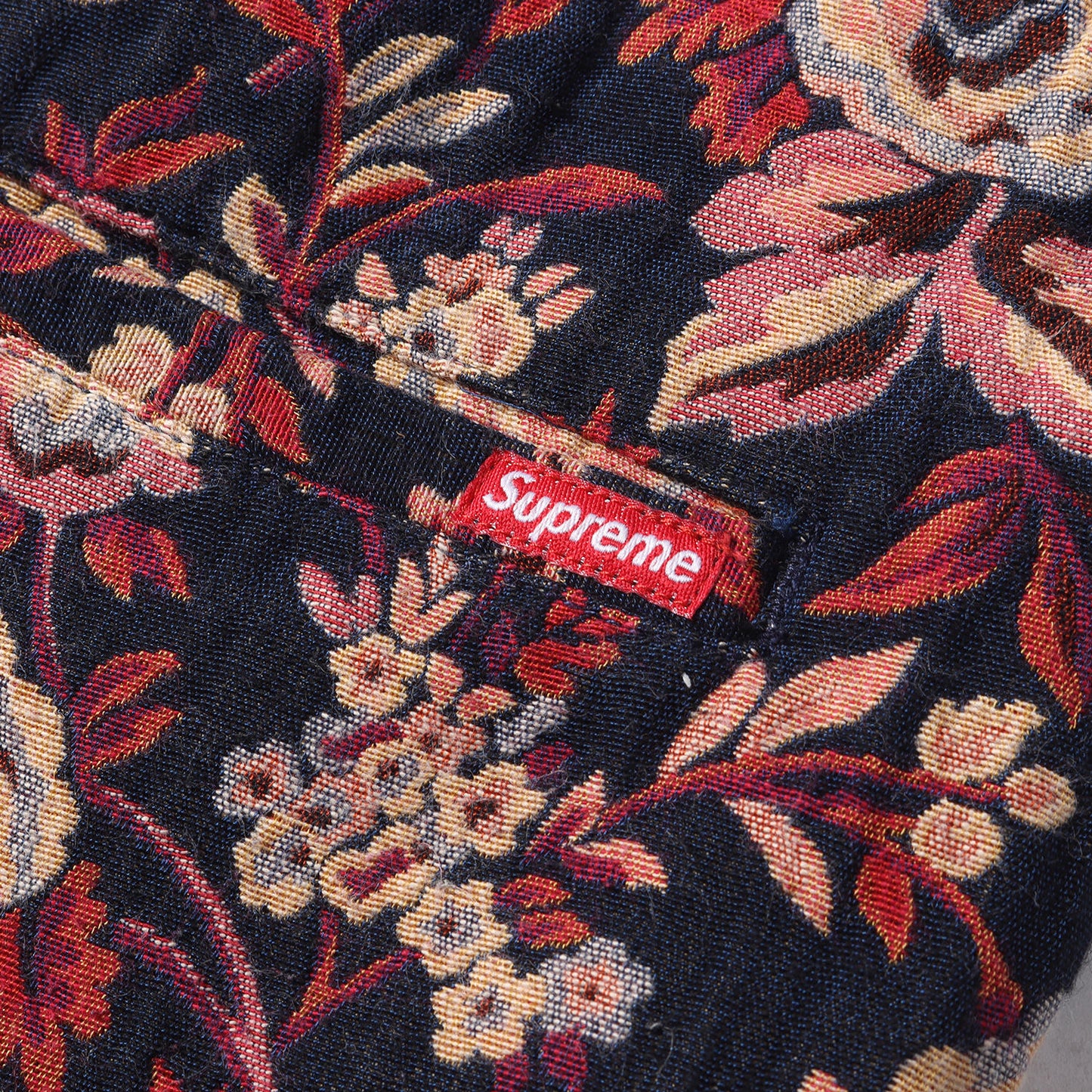 ジャガード フラワー柄 ベルト付き イージーショーツ(Jacquard Flowers Belted Short)