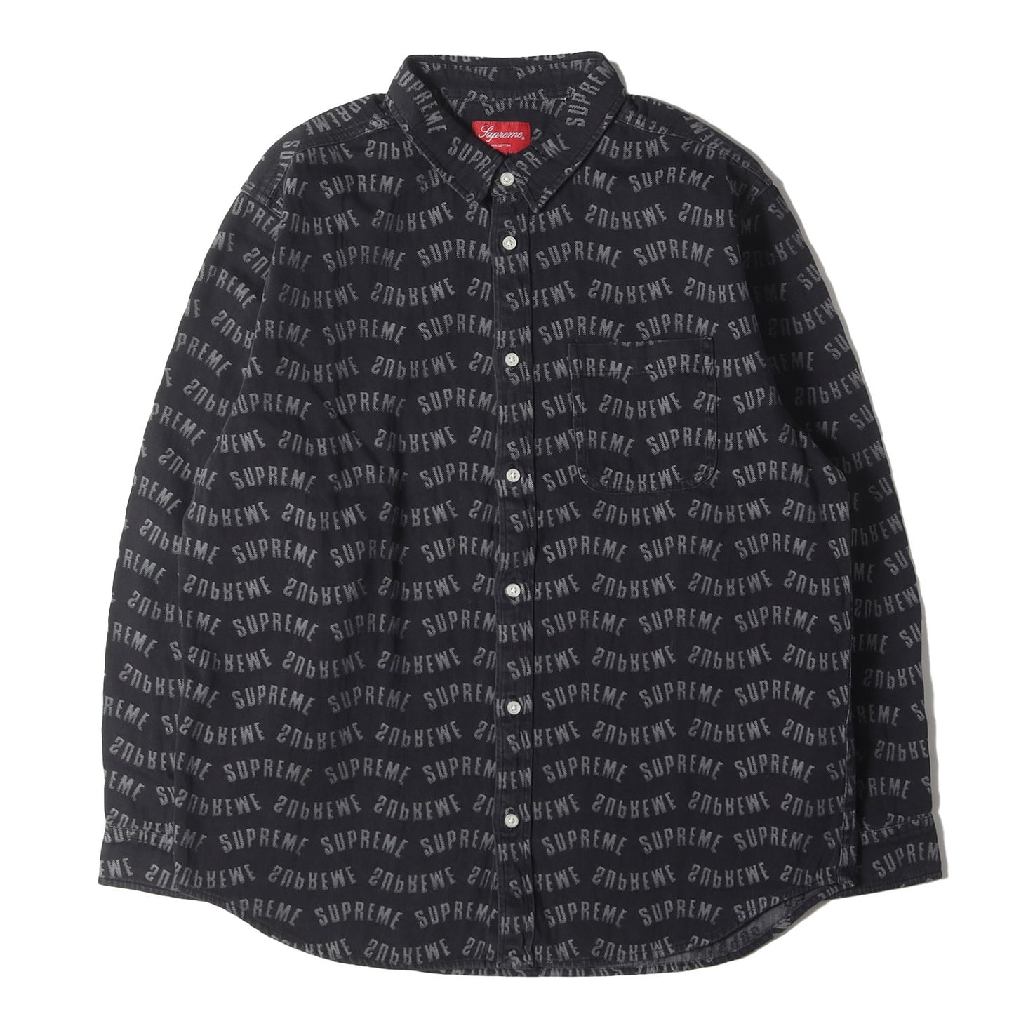 22SS アーチロゴ ジャガード デニムシャツ(Arc Jacquard Denim Shirt)