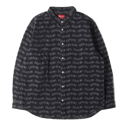 22SS アーチロゴ ジャガード デニムシャツ(Arc Jacquard Denim Shirt)