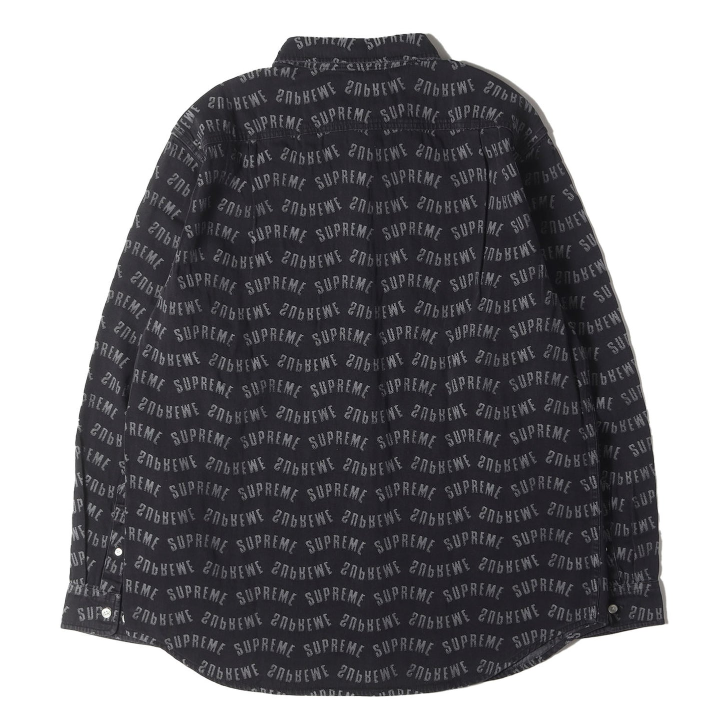 22SS アーチロゴ ジャガード デニムシャツ(Arc Jacquard Denim Shirt)