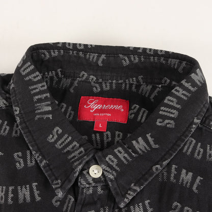 22SS アーチロゴ ジャガード デニムシャツ(Arc Jacquard Denim Shirt)