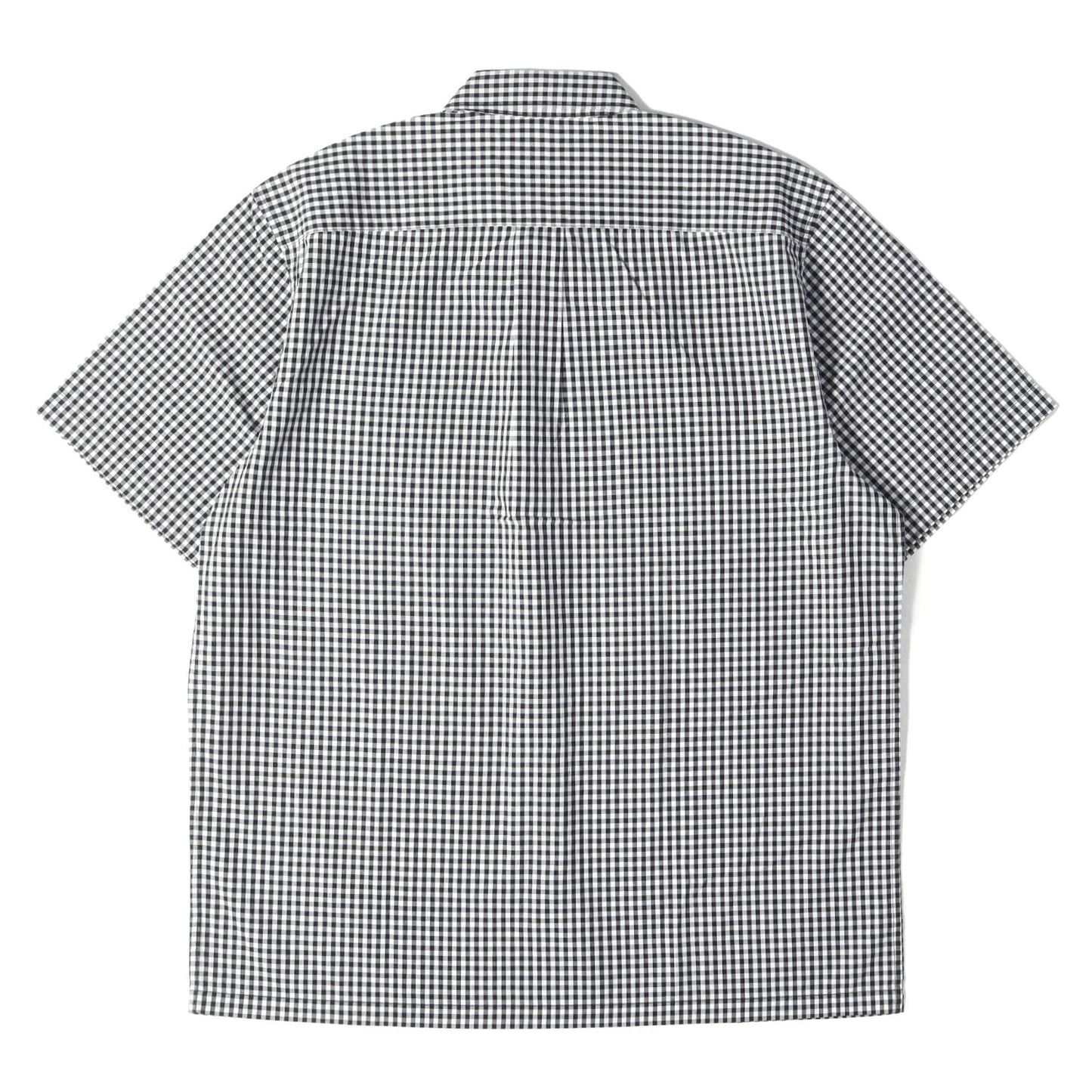 21SS スクリプトロゴ ギンガムチェック 半袖シャツ(Gingham S/S Shirt)