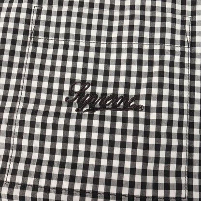 21SS スクリプトロゴ ギンガムチェック 半袖シャツ(Gingham S/S Shirt)