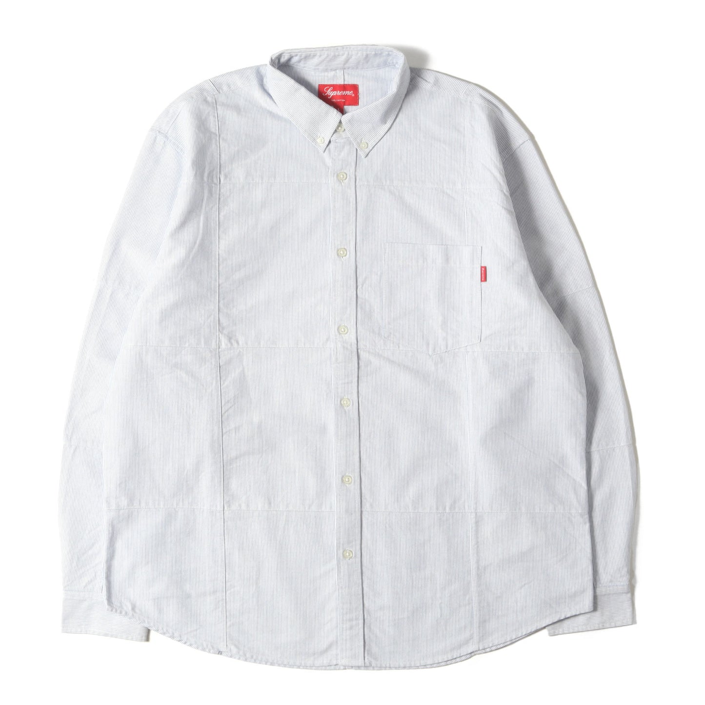 20AW パッチワーク オックスフォード ボタンダウンシャツ(Patchwork Oxford Shirt)