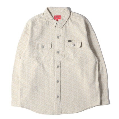 21AW Sロゴ モノグラム デニムシャツ(Monogram Denim Shirt)