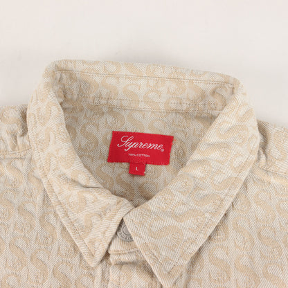 21AW Sロゴ モノグラム デニムシャツ(Monogram Denim Shirt)