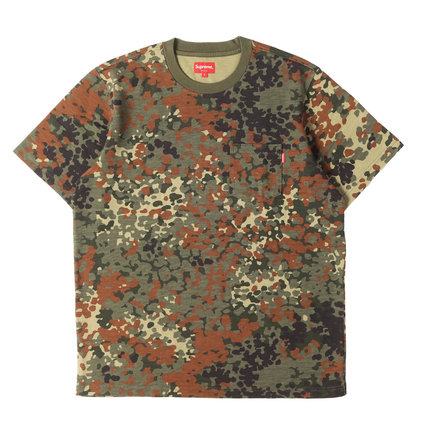 ジャーマンカモ柄 ヘビー ポケット Tシャツ(S/S Pocket Tee)