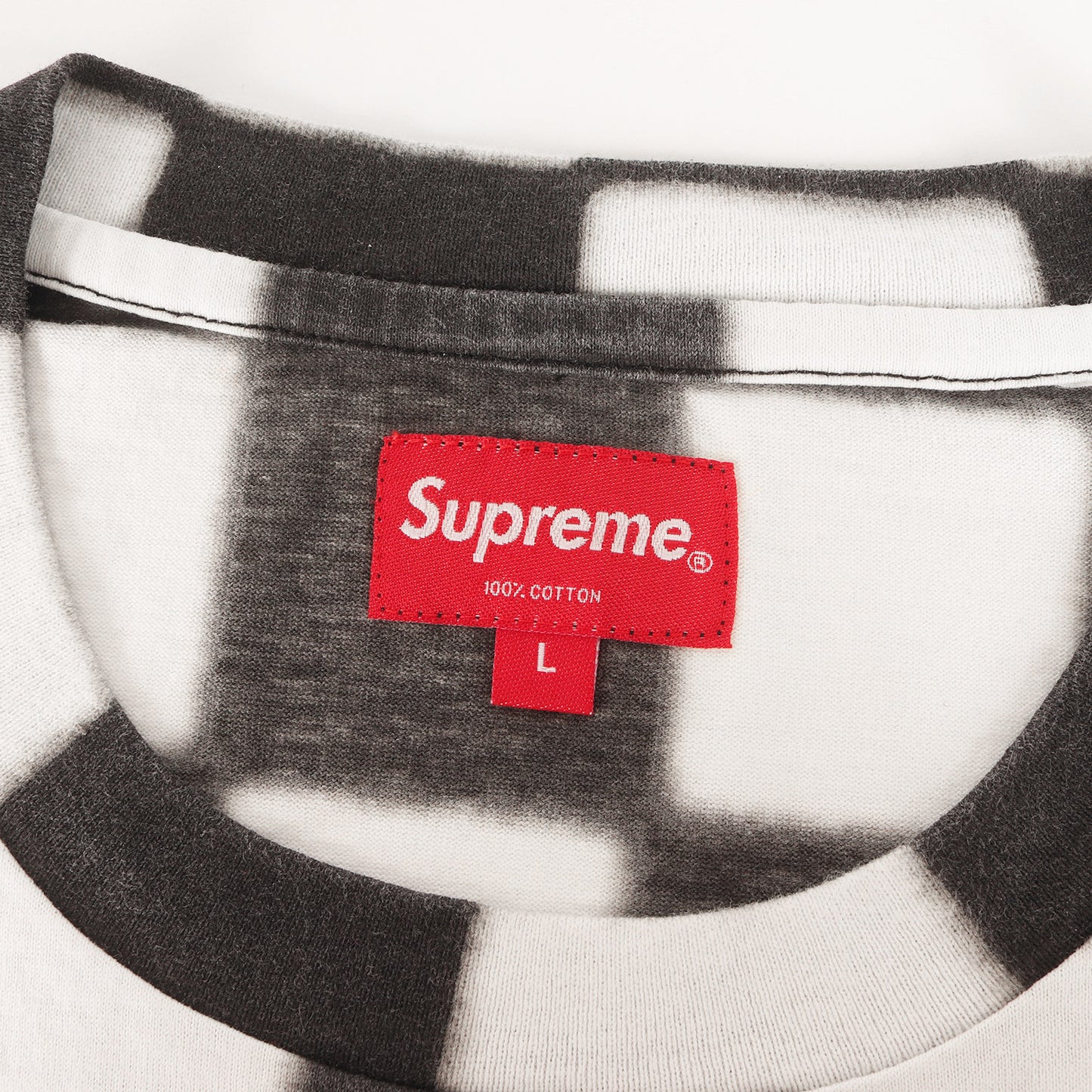 20SS チェッカーボード柄 スモールBOXロゴ Tシャツ(Small Box Tee)