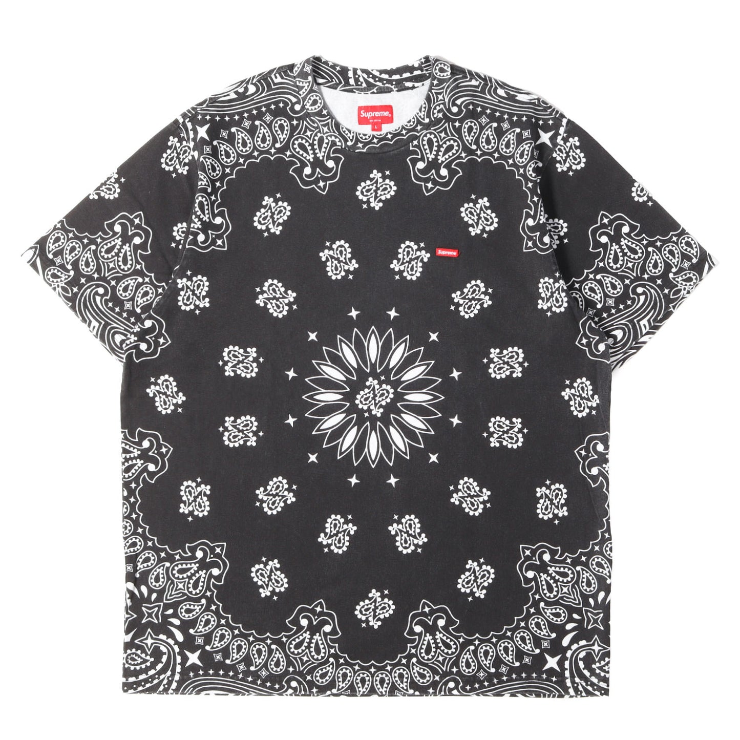 21SS バンダナ柄 スモールBOXロゴ Tシャツ(Small Box Tee)