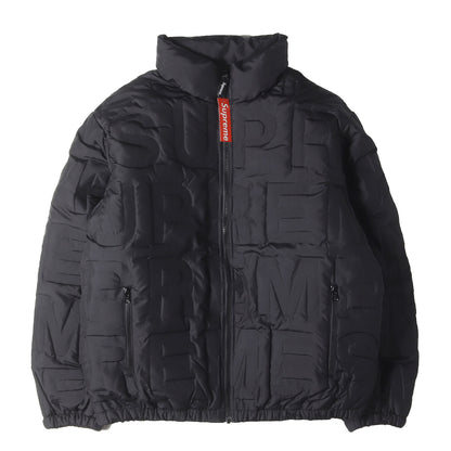 ブランドロゴ柄 パフィー ダウンジャケット(Bonded Logo Puffy Jacket)