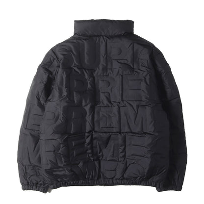 ブランドロゴ柄 パフィー ダウンジャケット(Bonded Logo Puffy Jacket)