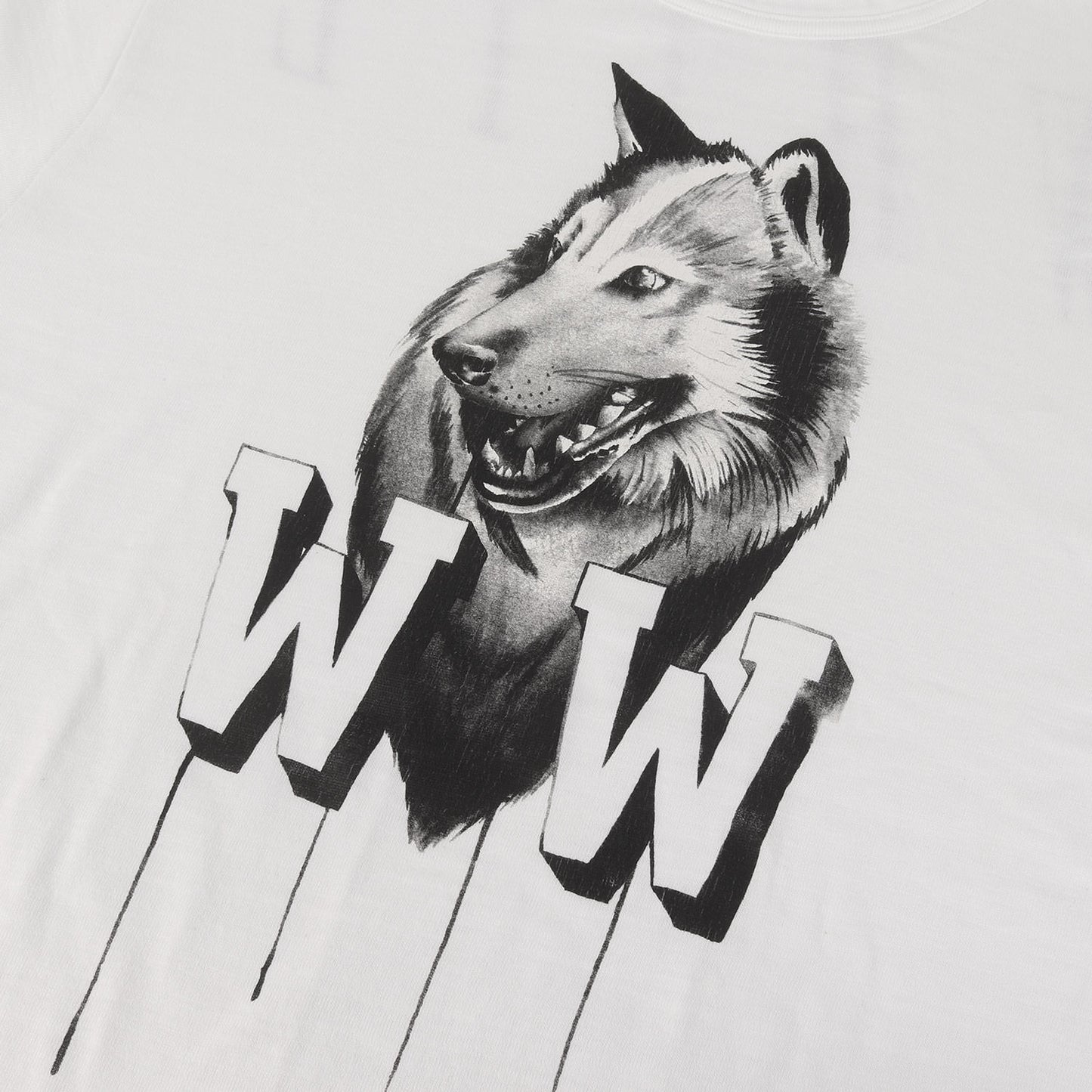ウルフ グラフィック Tシャツ