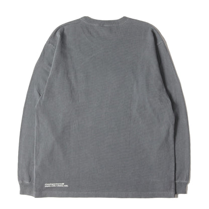 ピグメントダイ加工 GPSロゴ ロングスリーブ ポケット Tシャツ(BLANK LS GPS / TEE)