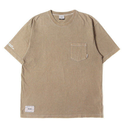 オーバーダイ加工 ポケット Tシャツ(BLANK SS GPS 01)