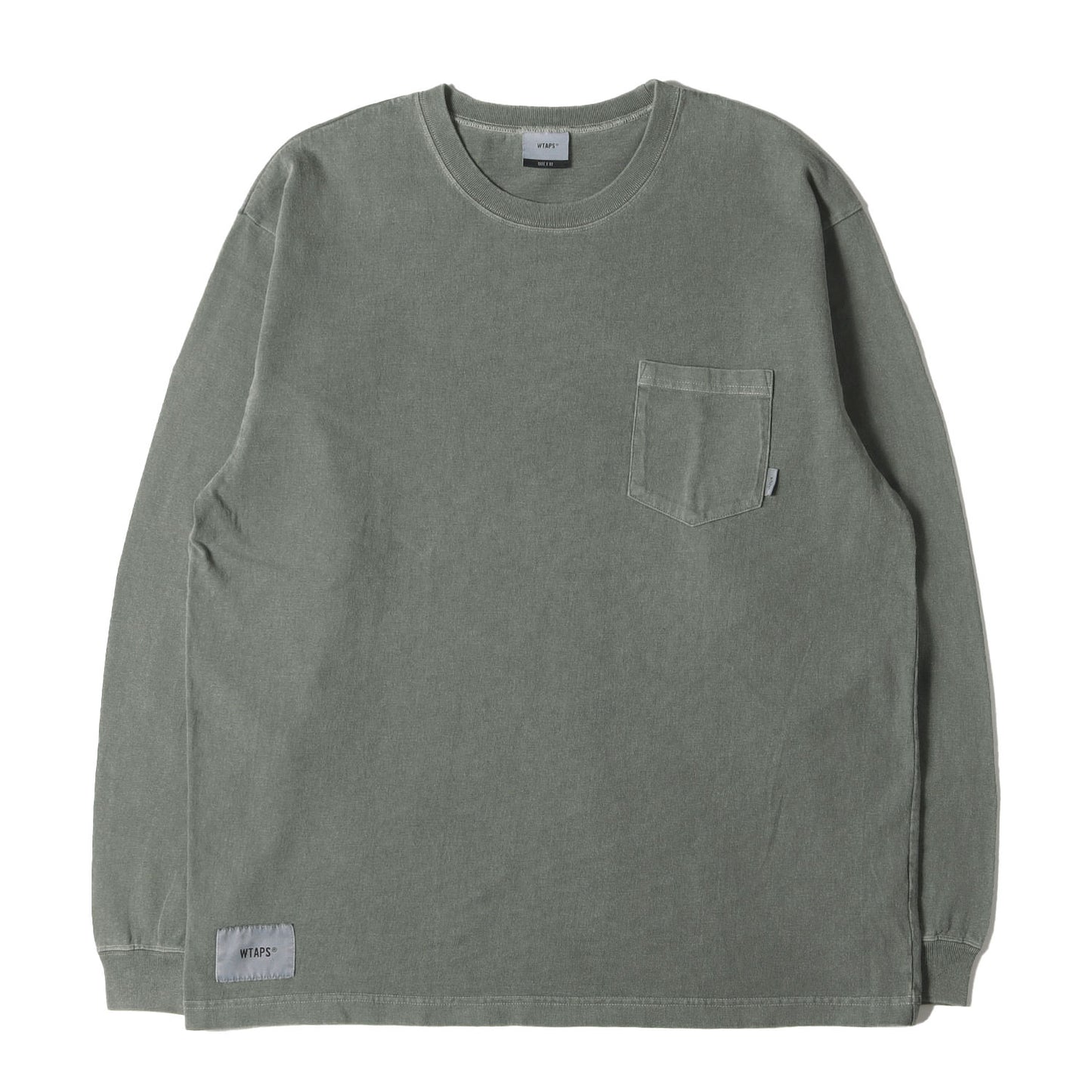 ピグメントダイ加工 GPSロゴ ロングスリーブ ポケット Tシャツ(BLANK LS GPS / TEE)