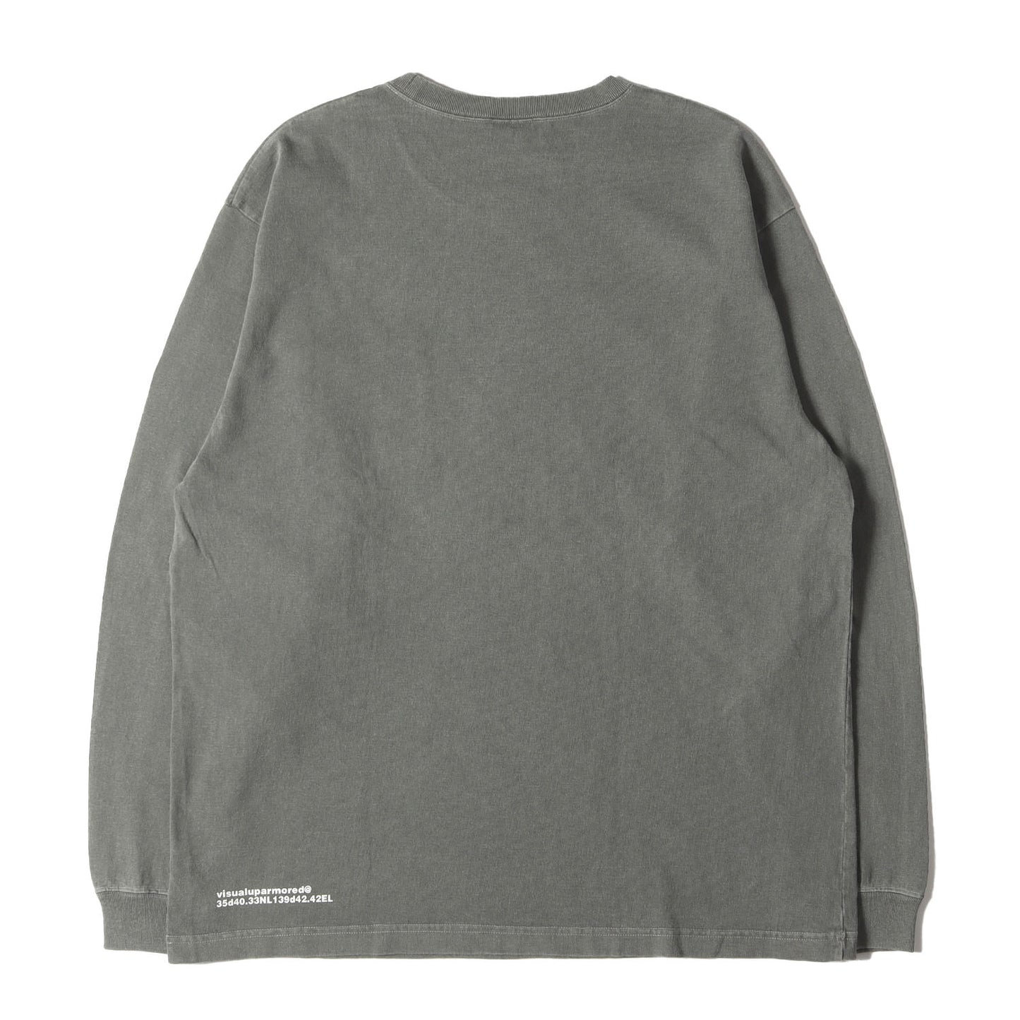 ピグメントダイ加工 GPSロゴ ロングスリーブ ポケット Tシャツ(BLANK LS GPS / TEE)