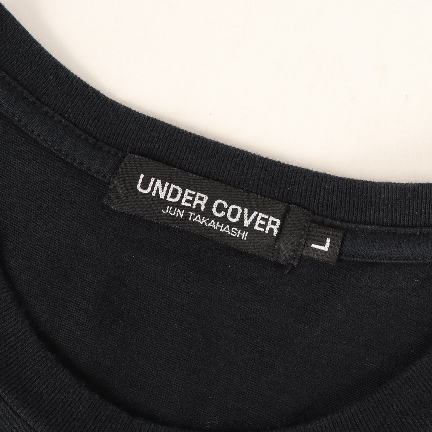 B-BONE柄 Uロゴ クルーネック Tシャツ