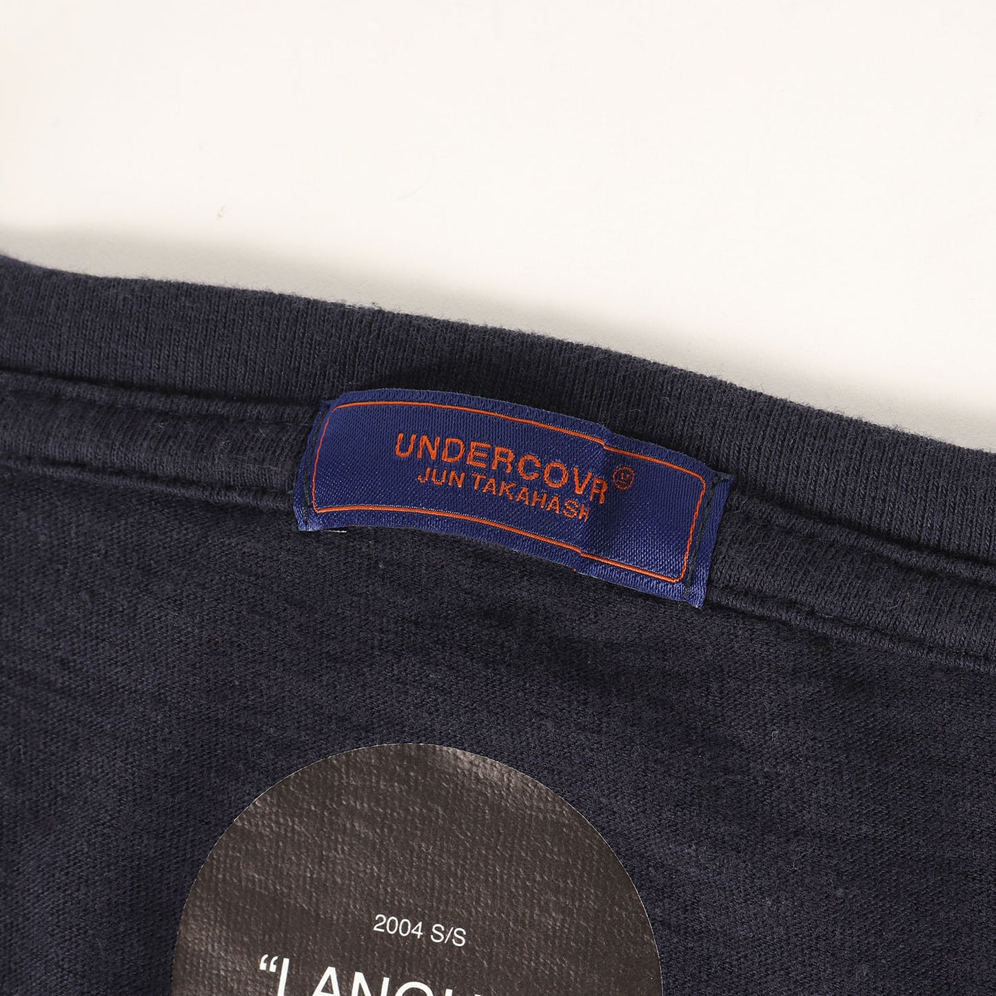 Languid期 復刻モデル 転写プリント 歪み 7分袖 Tシャツ / カットソー