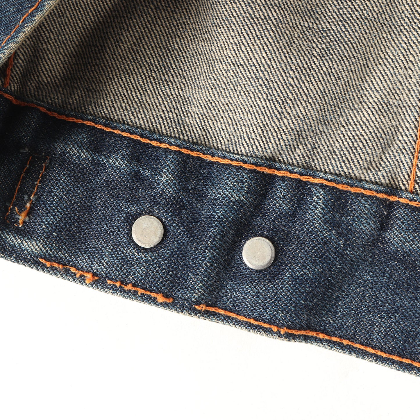 [希少 ビッグサイズ 濃紺] 60s 70505-0217 Big E 4th デニムジャケット / ボタン裏刻印525 BigE赤タブ