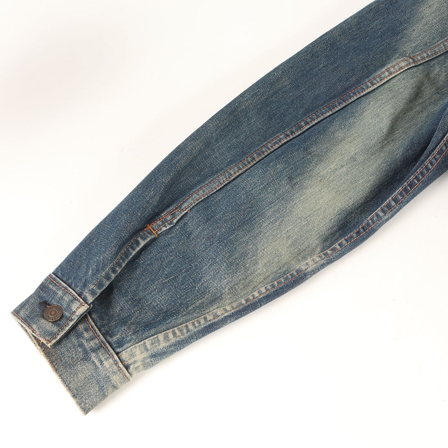 [希少 ビッグサイズ 濃紺] 60s 70505-0217 Big E 4th デニムジャケット / ボタン裏刻印525 BigE赤タブ
