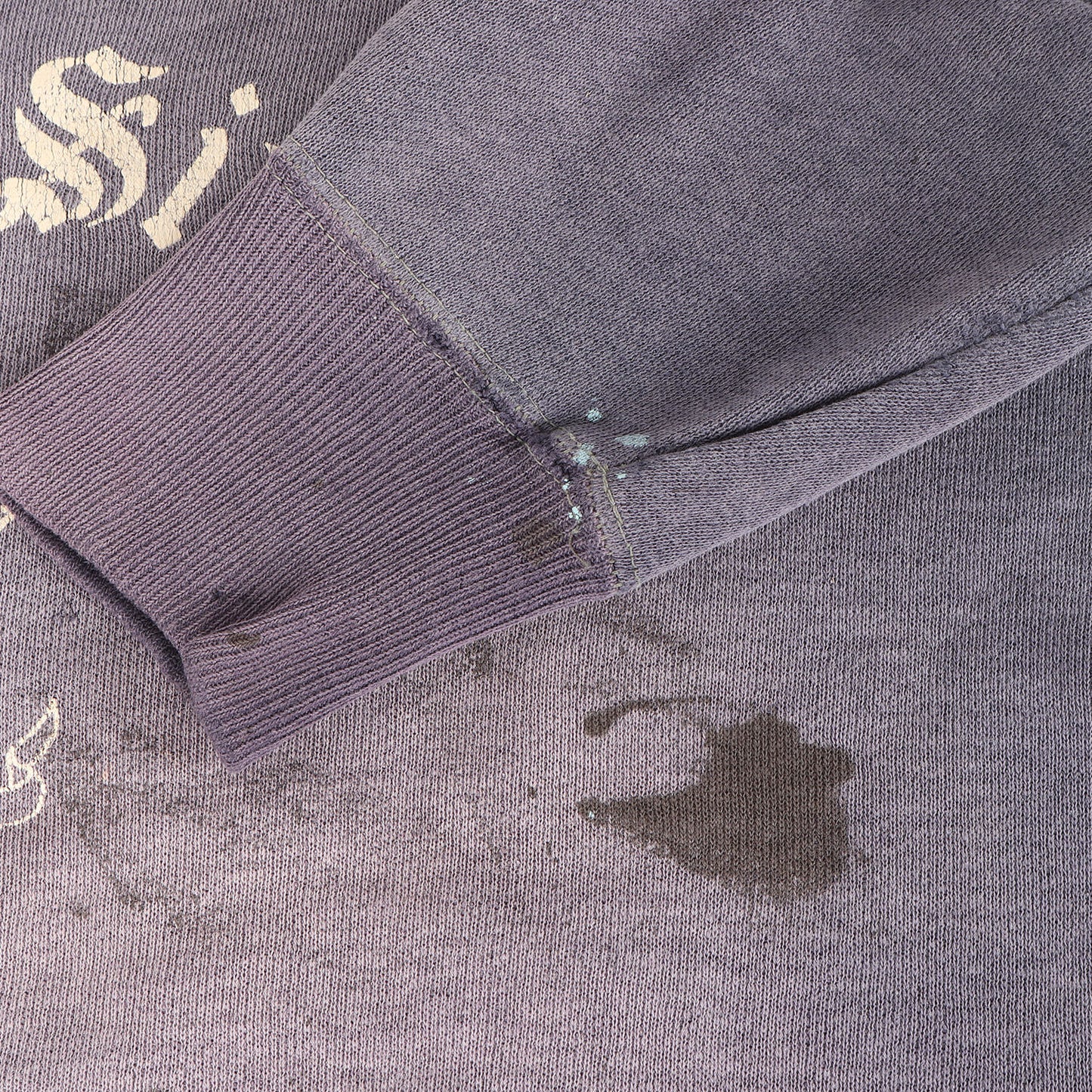 [ナス紺 小文字 ランタグ] 50s フラタニティ プリント スウェット (Kappa Siguma)