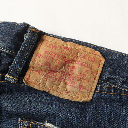 [希少 ビッグサイズ] 00s 1971年復刻 501 66前期 Big E ローライズ デニムパンツ / 日本製 71501