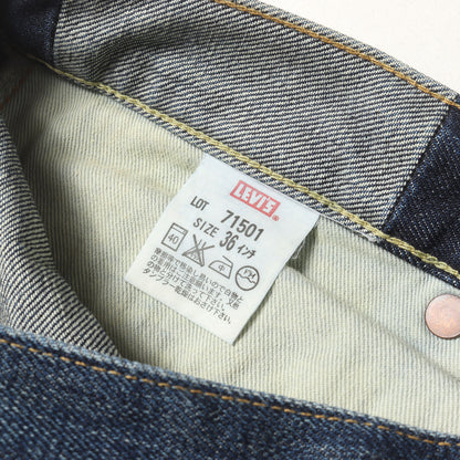 [希少 ビッグサイズ] 00s 1971年復刻 501 66前期 Big E ローライズ デニムパンツ / 日本製 71501