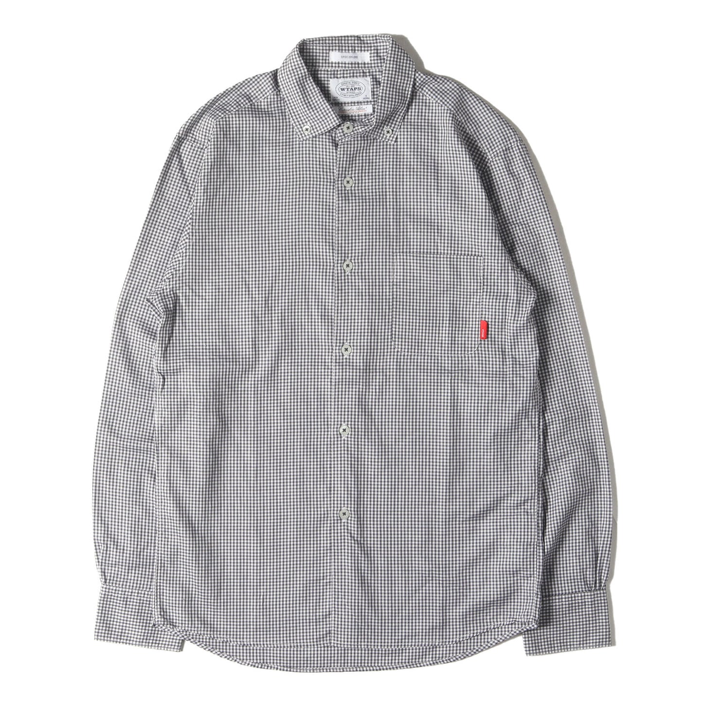 ギンガムチェック ボタンダウン ネルシャツ(GINGHAM L/S)