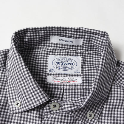 ギンガムチェック ボタンダウン ネルシャツ(GINGHAM L/S)