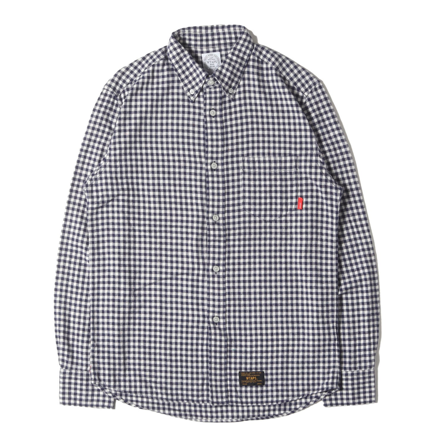 ×Albini ギンガムチェック ボタンダウンシャツ(PLAIN L/S 04)