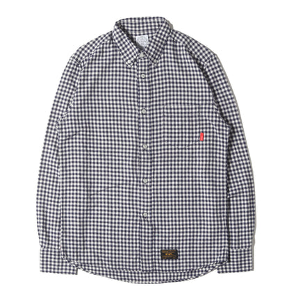 ×Albini ギンガムチェック ボタンダウンシャツ(PLAIN L/S 04)