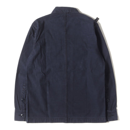 コットンバックサテン ミリタリーシャツ(BUDS L/S)