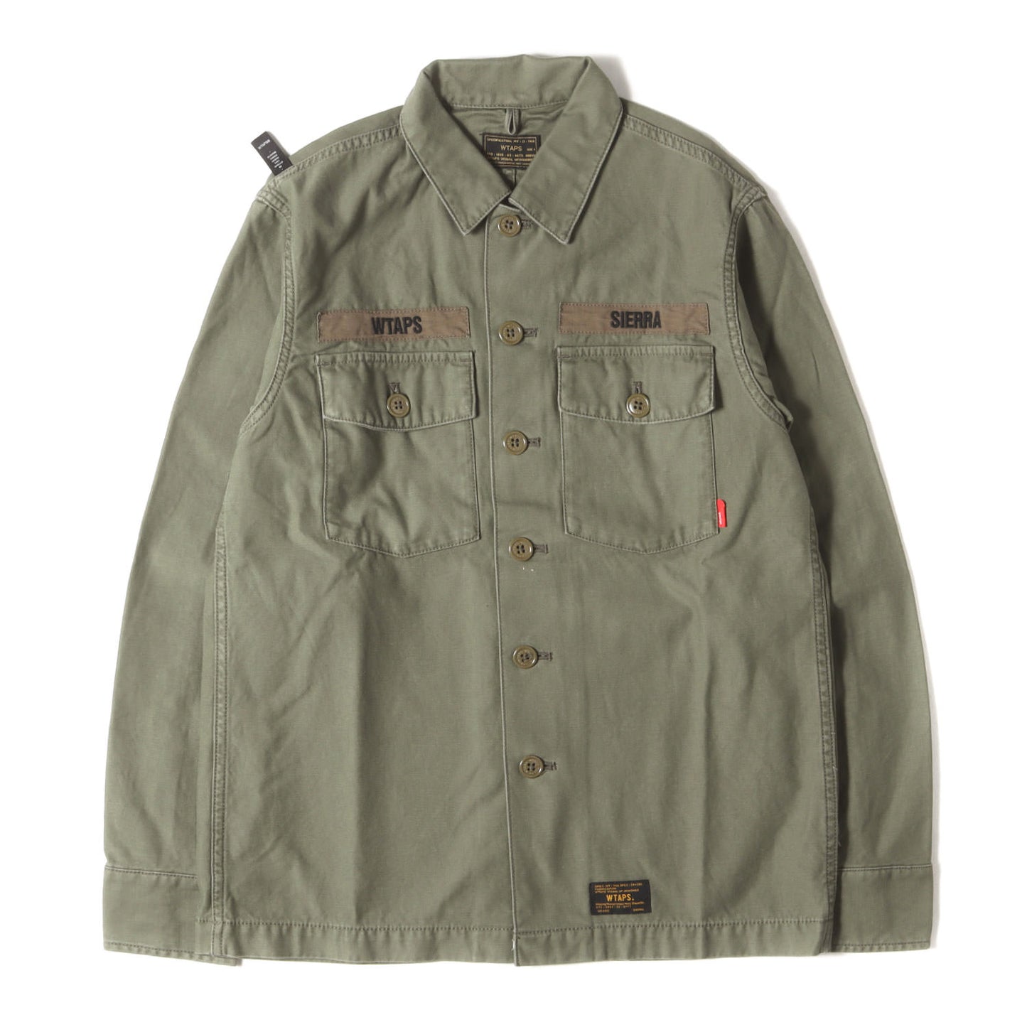 コットンバックサテン ミリタリーシャツ(BUDS L/S)
