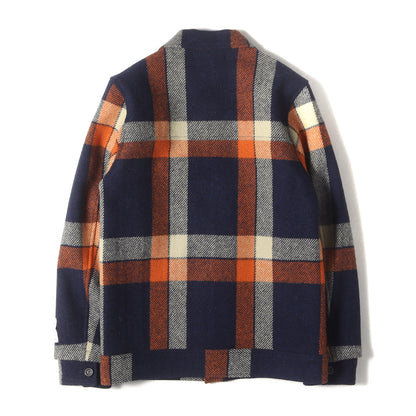 ×HARRIS TWEED キルティングライナー付き ツイード チェックジャケット(GREASE)