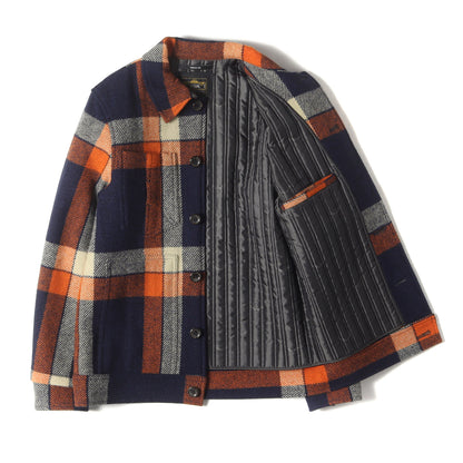 ×HARRIS TWEED キルティングライナー付き ツイード チェックジャケット(GREASE)