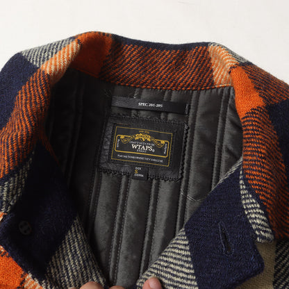 ×HARRIS TWEED キルティングライナー付き ツイード チェックジャケット(GREASE)