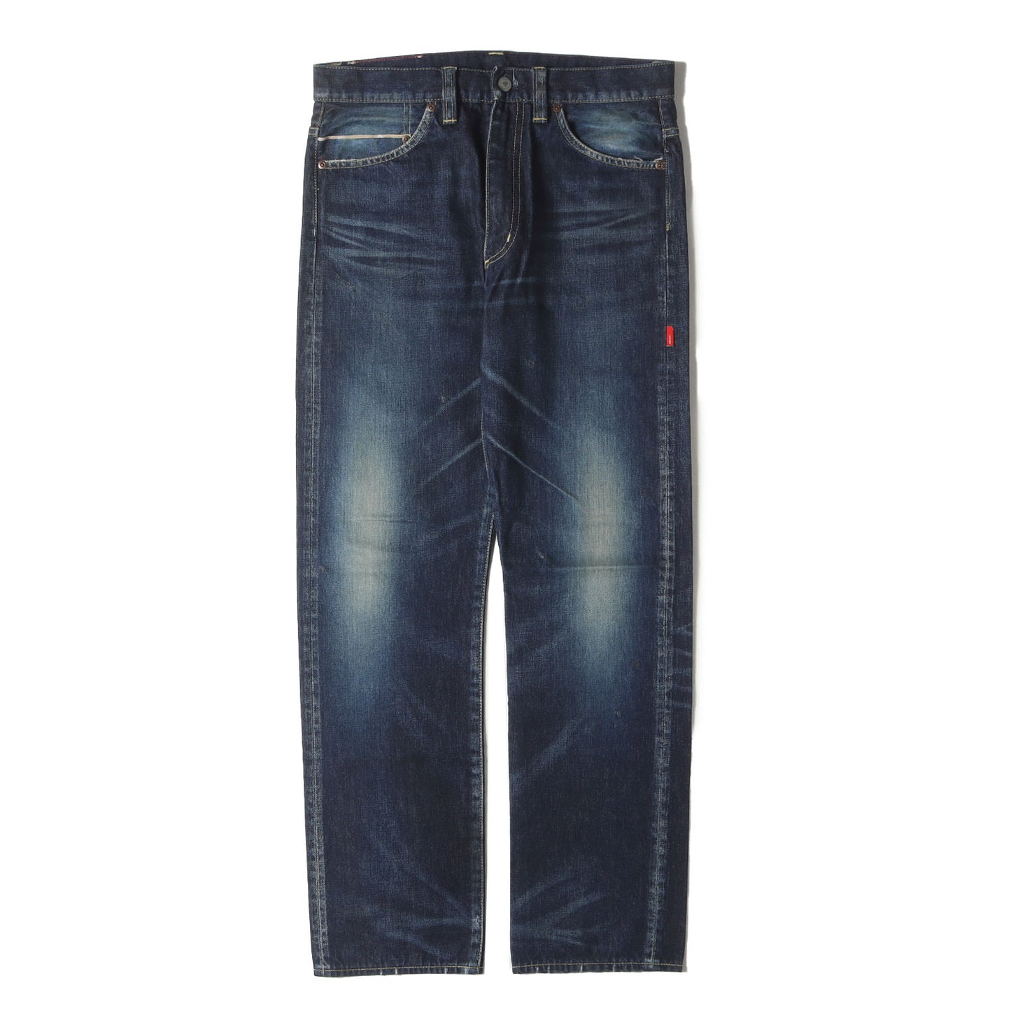 00s ヴィンテージ加工 スキニー デニムパンツ(BLUES SKINNY)
