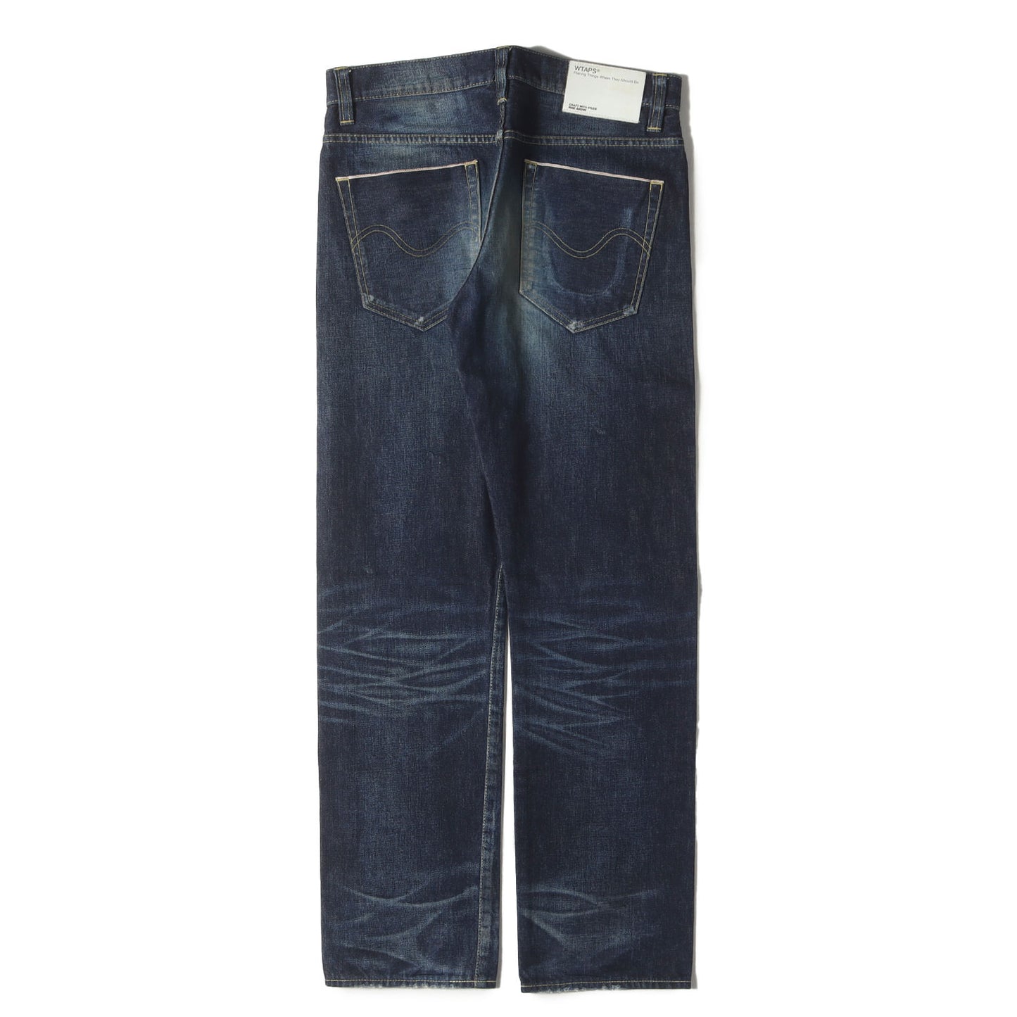00s ヴィンテージ加工 スキニー デニムパンツ(BLUES SKINNY)