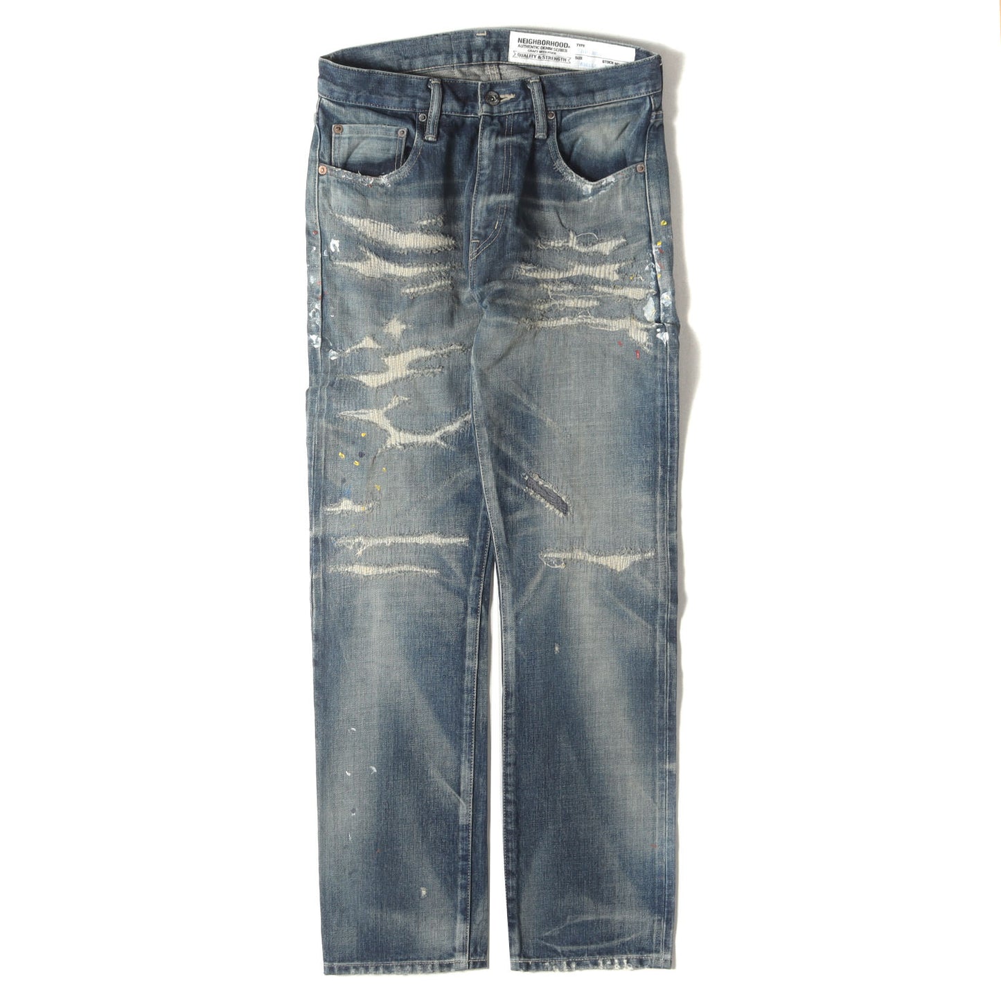 ノックダウン サベージ ディープ ミディアム デニムパンツ(KNOCKDOWN SAVAGE. DP MID / 14OZ-PT)