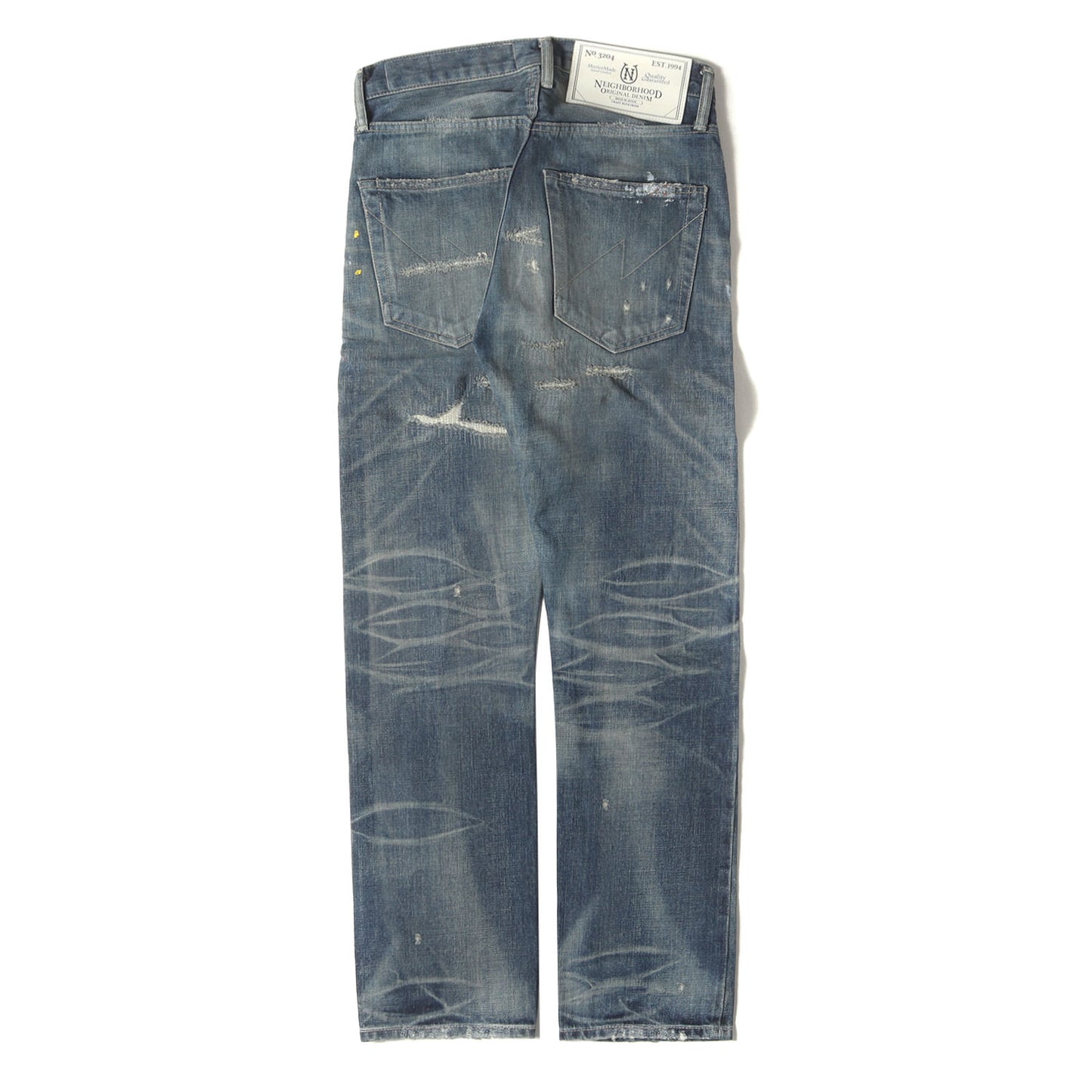 ノックダウン サベージ ディープ ミディアム デニムパンツ(KNOCKDOWN SAVAGE. DP MID / 14OZ-PT)