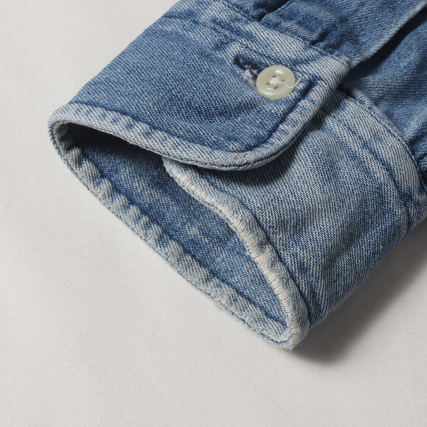 [雰囲気抜群] 90s 赤ポニー BD デニム ボタンシャツ